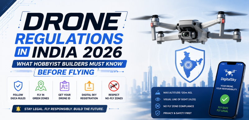 Drone Regulations in India 2026: What Hobbyist Builders Must Know Before Flying