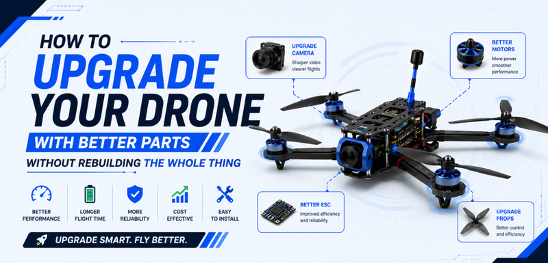 How to Upgrade Your Drone With Better Parts Without Rebuilding the Whole Thing