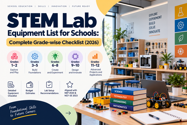 STEM Lab Equipment List for Schools: Complete Grade-wise Checklist (2026)