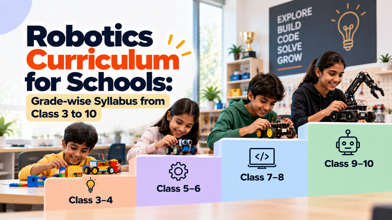 Robotics Curriculum for Schools: Grade-wise Syllabus from Class 3 to 10
