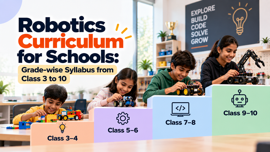 Robotics Curriculum for Schools: Grade-wise Syllabus from Class 3 to 10