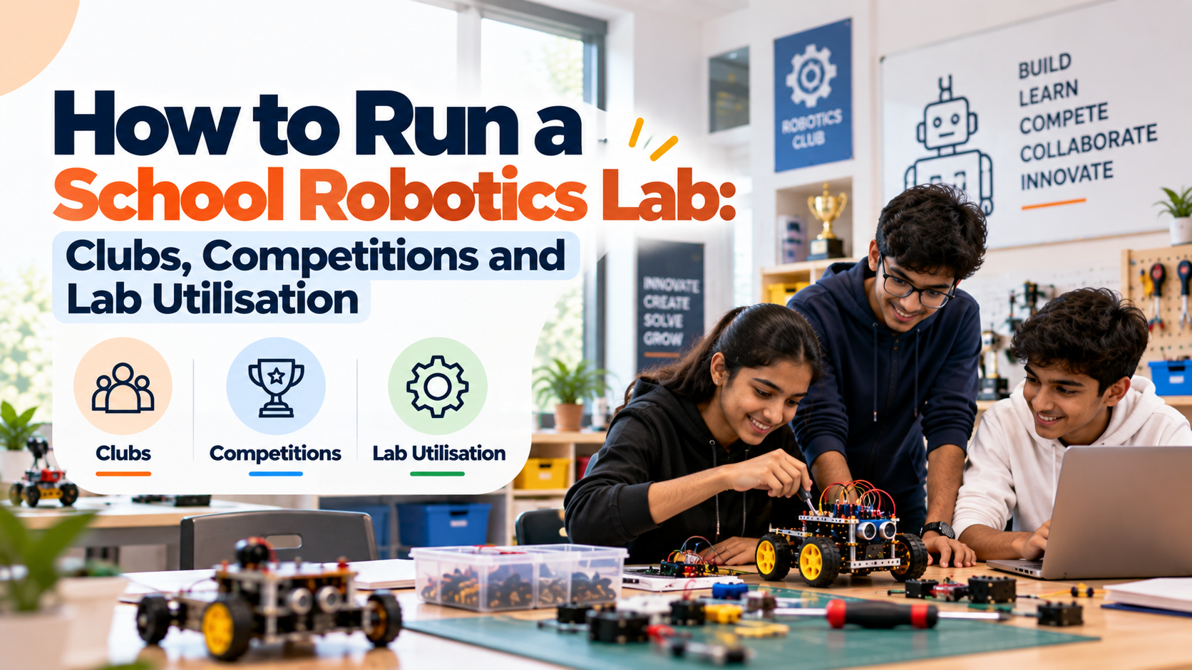 How to Run a Robotics Lab in School: Clubs, Competitions and Lab Utilisation