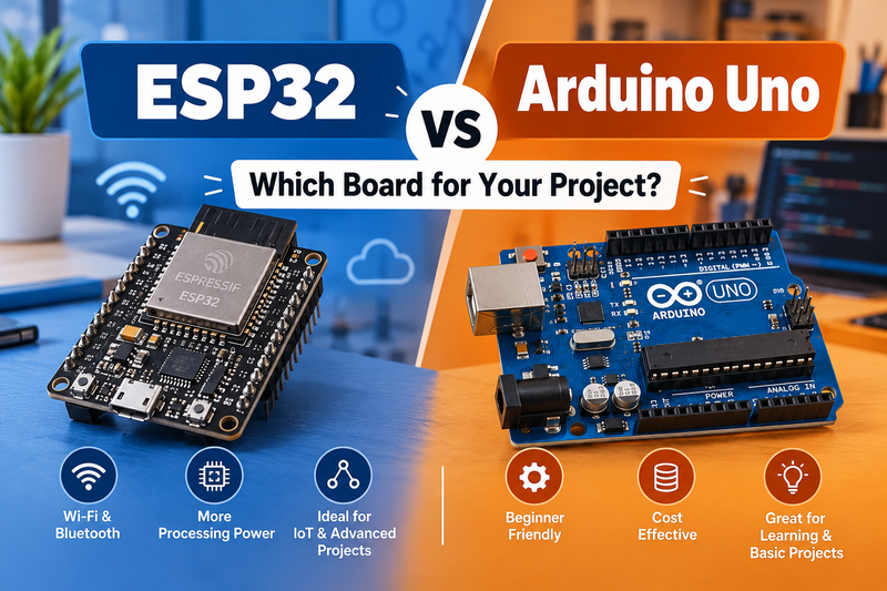 ESP32 vs Arduino Uno: Which Board for Your Project?