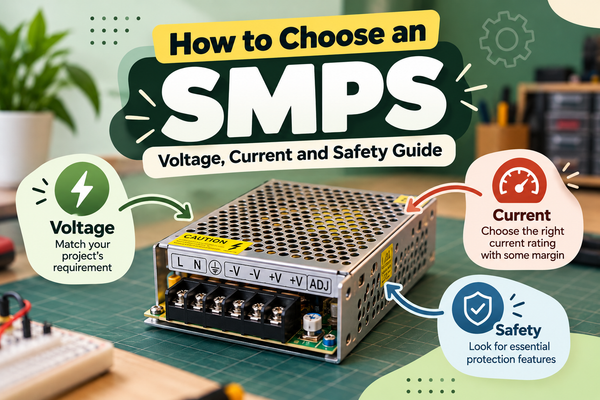 How to Choose an SMPS: Voltage, Current and Safety Guide