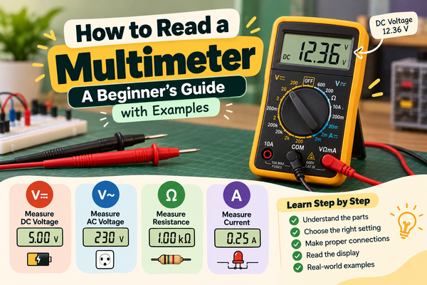 How to Read a Multimeter: A Beginner's Guide with Examples
