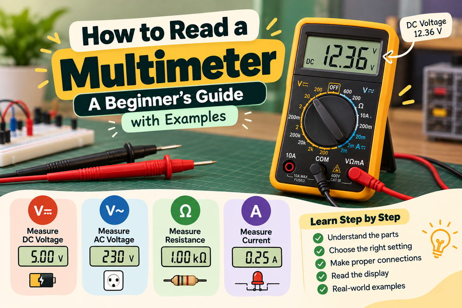 How to Read a Multimeter: A Beginner's Guide with Examples