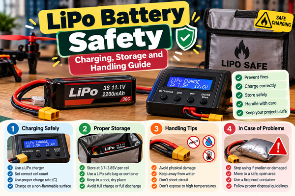 LiPo Battery Safety: Charging, Storage and Handling Guide