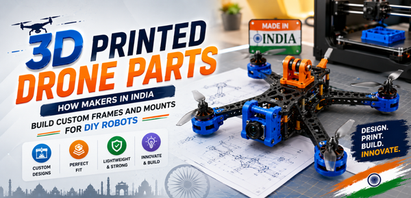 3D Printed Drone Parts: How Makers in India Build Custom Frames and Mounts for DIY Robots