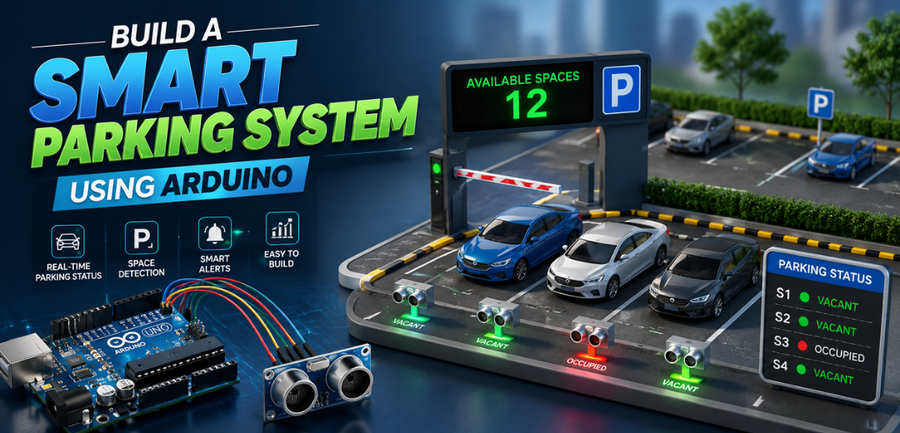 Build a Smart Parking System Using Arduino