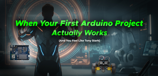 When Your First Arduino Project Actually Works (And You Feel Like Tony Stark) - Cover image