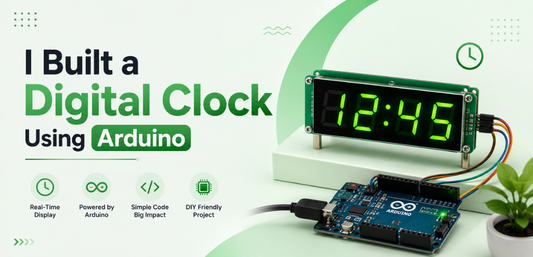 I Built a Digital Clock Using Arduino