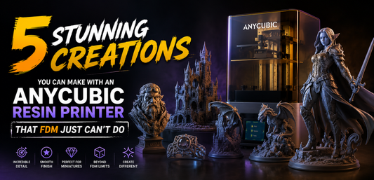  5 Stunning Creations You Can Make with an Anycubic Resin Printer That FDM Just Can't Do