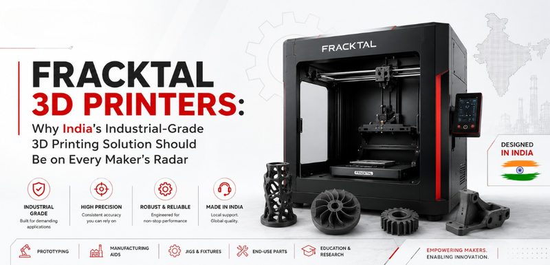 Fracktal 3D Printers: Why India’s Industrial-Grade 3D Printing Solution Should Be on Every Maker’s Radar