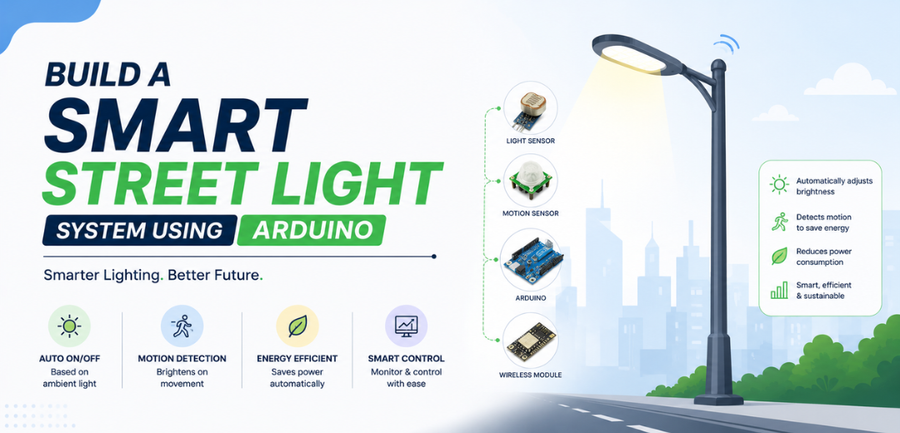 Build a Smart Street Light System Using Arduino
