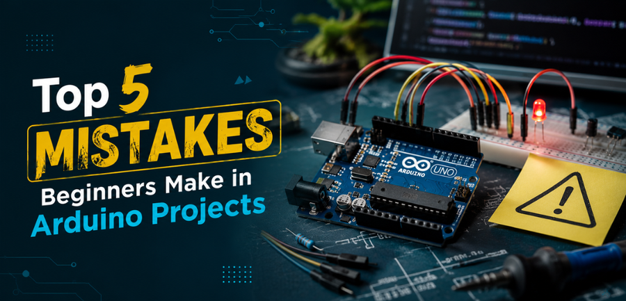 Top 5 Mistakes Beginners Make in Arduino Projects (And How to Avoid Them)