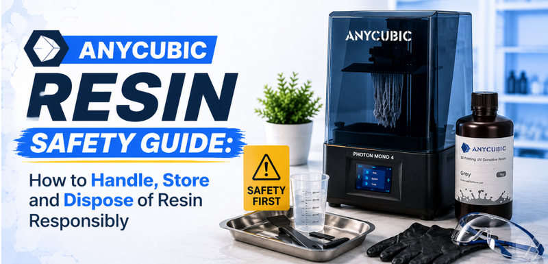 Anycubic Resin Safety Guide: How to Handle, Store and Dispose of Resin Responsibly