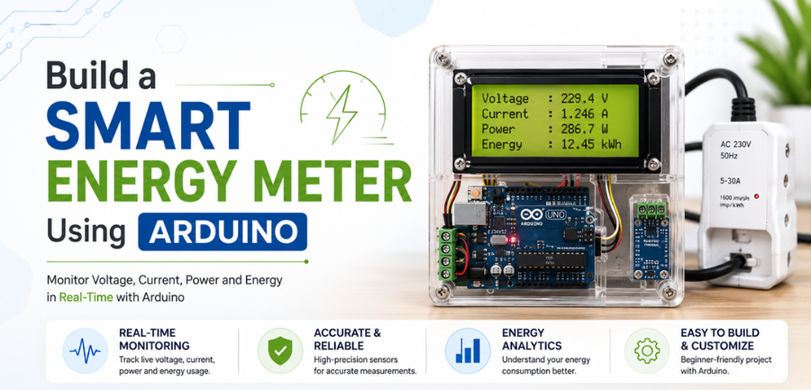 Build a Smart Energy Meter Using Arduino