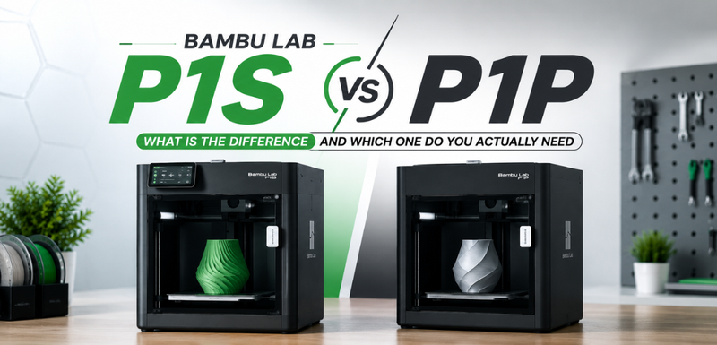 Bambu Lab P1S vs P1P: What Is the Difference and Which One Do You Actually Need
