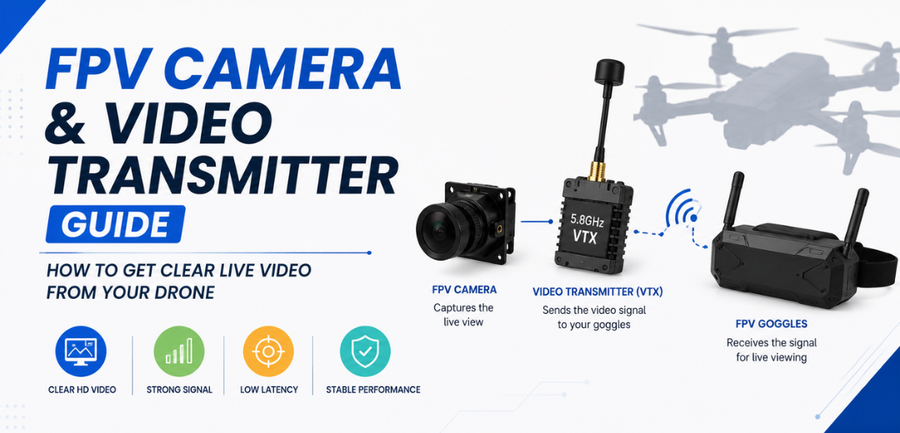 FPV Camera and Video Transmitter Guide: How to Get Clear Live Video From Your Drone