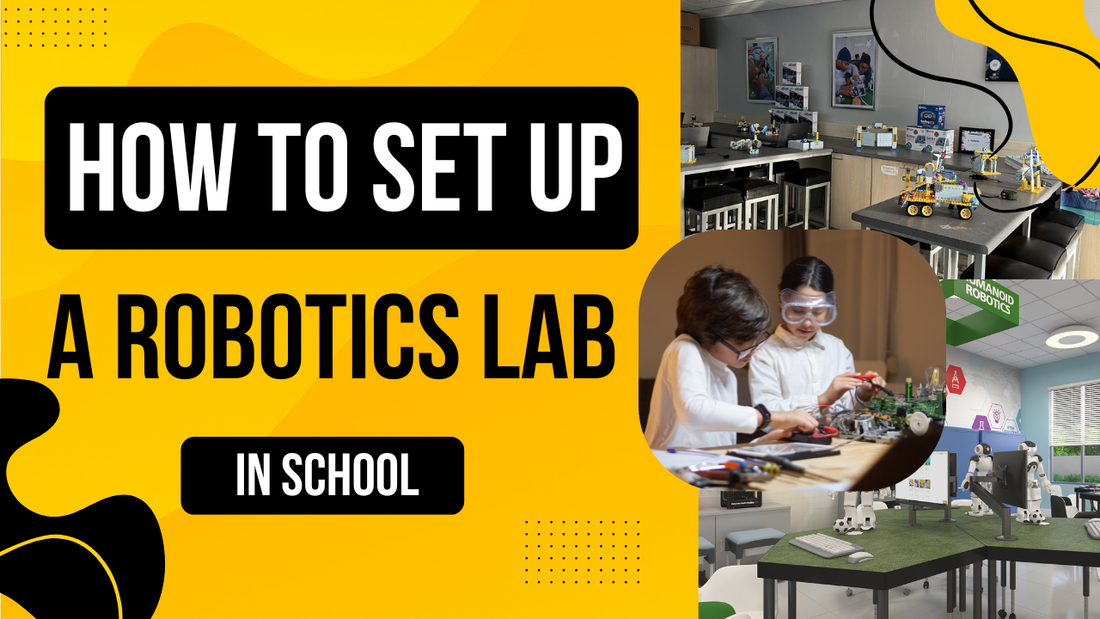 How to Set Up a Robotics Lab in School - Cover image