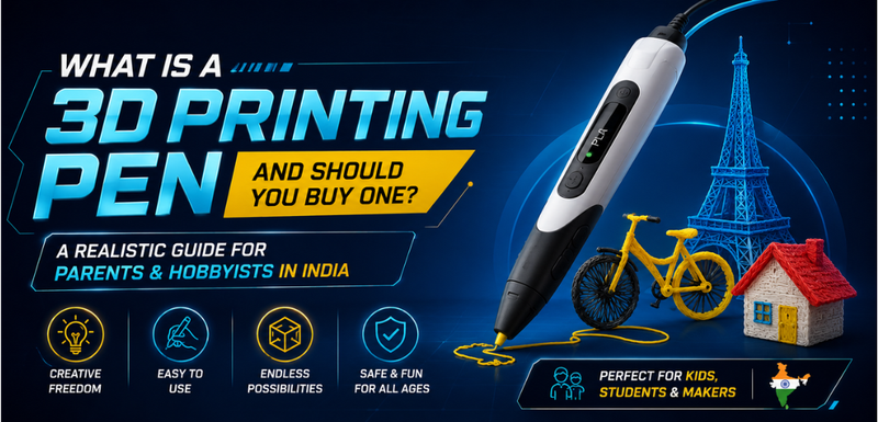 What Is a 3D Printing Pen and Should You Buy One? A Realistic Guide for Parents & Hobbyists in India