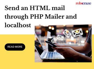  HTML mail through PHP Mailer and localhost