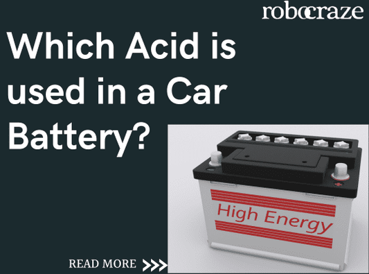 Which acid is used in a car battery?