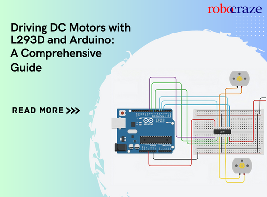 Driving DC Motors with L293D and Arduino