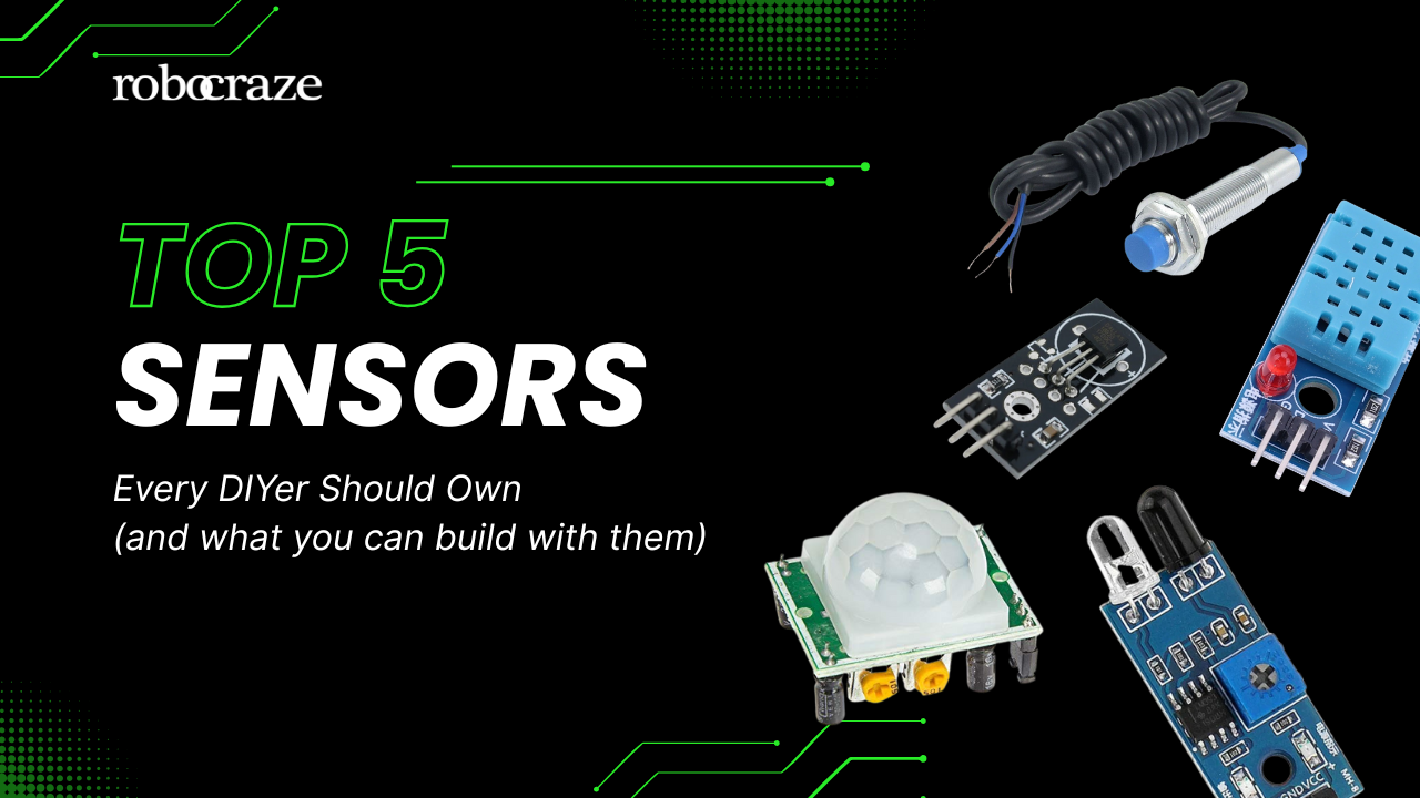 Top 5 Sensors Every DIYer Should Own (And What You Can Build with Them) - Cover image