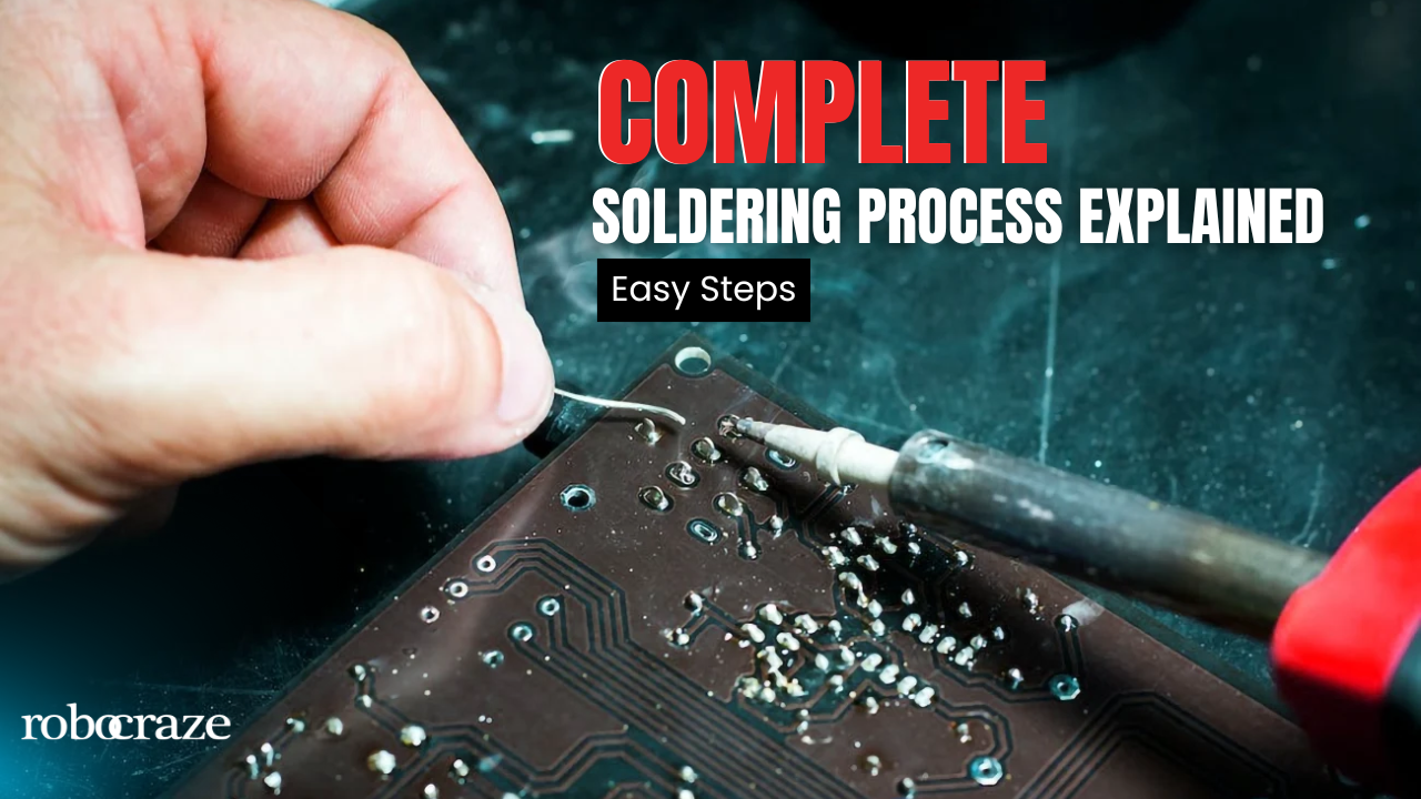 Soldering Process Video Complete Soldering Process Explained: Easy Steps – Robocraze
