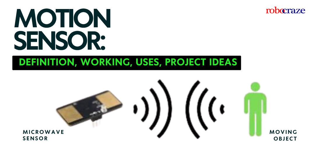 Motion Sensor: Definition, Working, Uses, Project Ideas - Cover image