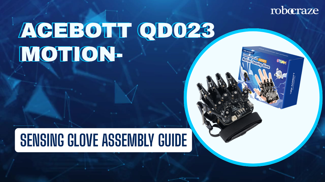ACEBOTT QD023 Motion-Sensing Glove Assembly Guide - Cover image