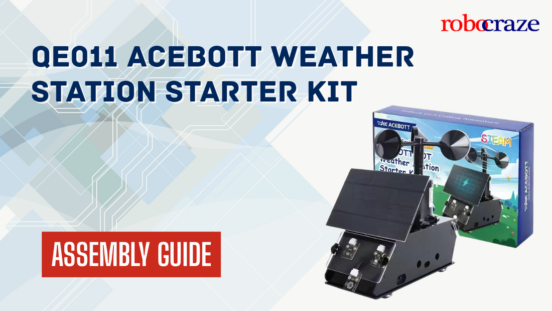 QE011 ACEBOTT Weather Station Starter Kit Assembly Guide - Cover image
