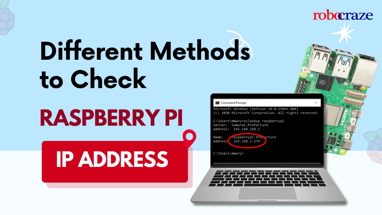 Different Methods to Check Raspberry Pi IP Address – Robocraze