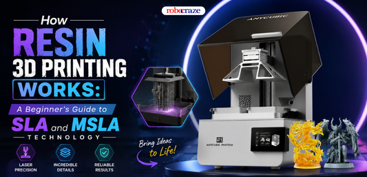 How Resin 3D Printing Works: A Beginner's Guide to SLA and MSLA Technology - Cover Image