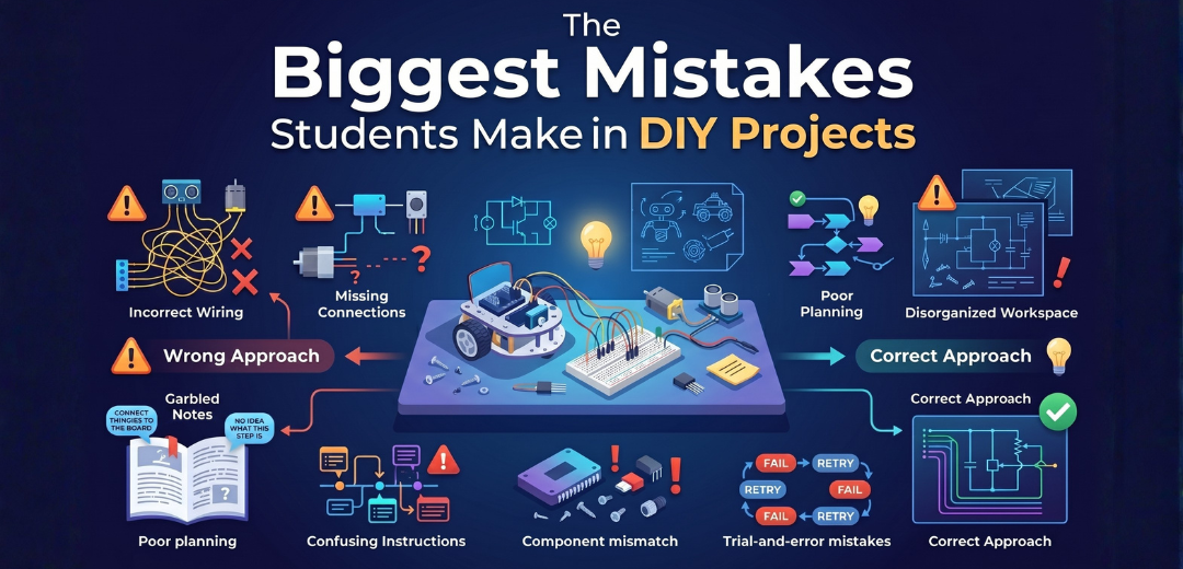 The Biggest Mistakes Students Make in DIY Projects - Cover image