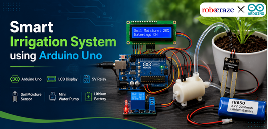 Smart Irrigation System Using Arduino Uno: Automatic Plant Watering Project - Cover image