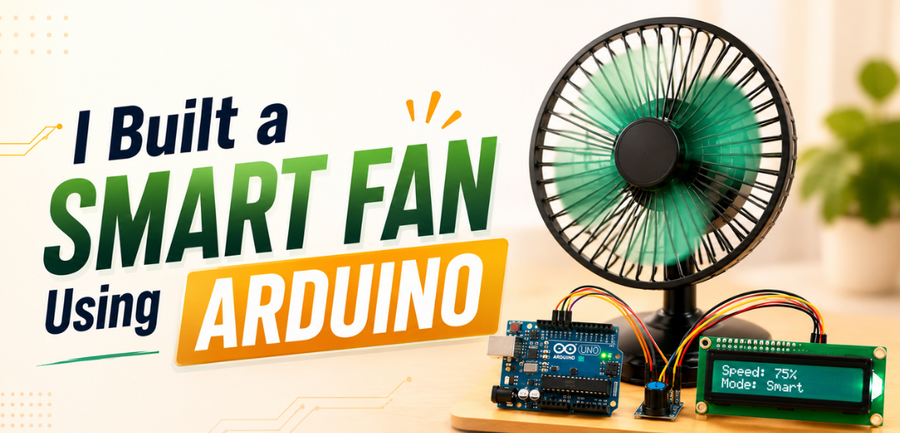 I Built a Smart Fan Using Arduino
