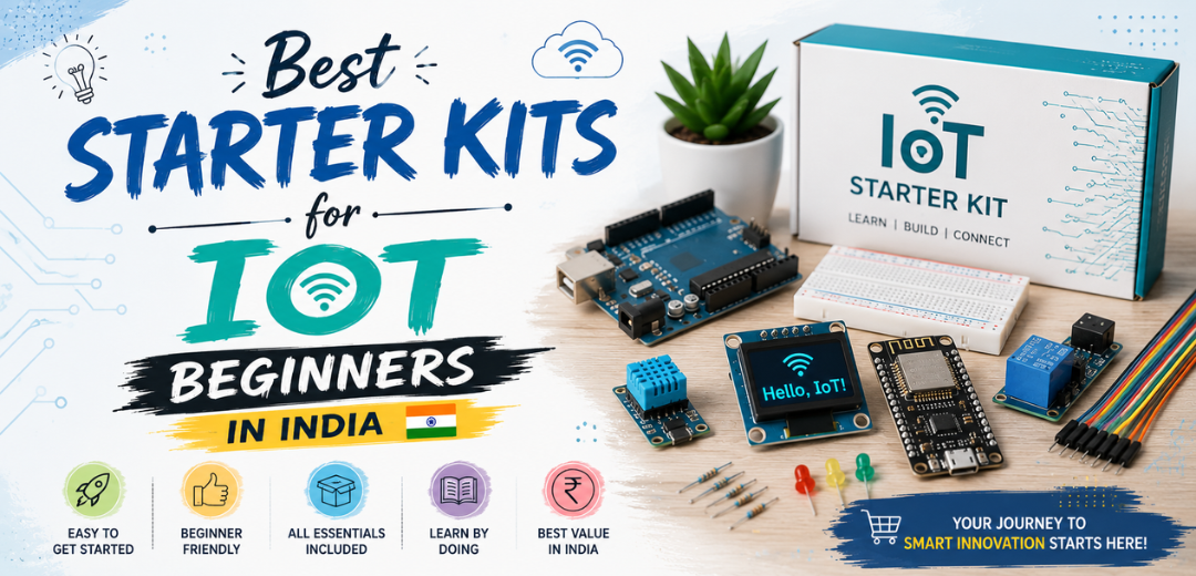 Best Starter Kits for IoT Beginners in India - Cover Image
