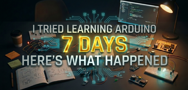 I Tried Learning Arduino in 7 Days - Here’s What Happened - Cover Image