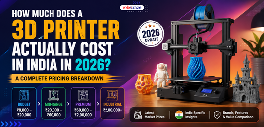 How Much Does a 3D Printer Actually Cost in India in 2026: A Complete Pricing Breakdown - Cover Image