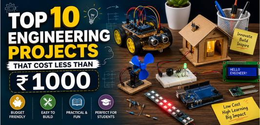 Top 10 Engineering Projects That Cost Less Than ₹1000 - Cover Image