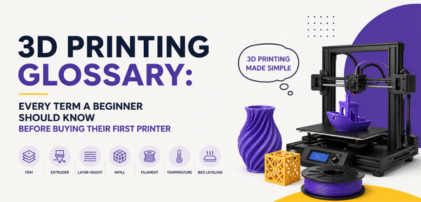 3D Printing Glossary: Every Term a Beginner Should Know Before Buying Their First Printer - Cover Image