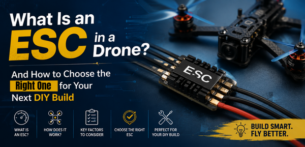 What Is an ESC in a Drone and How to Choose the Right One for Your Next DIY Build - Cover Image