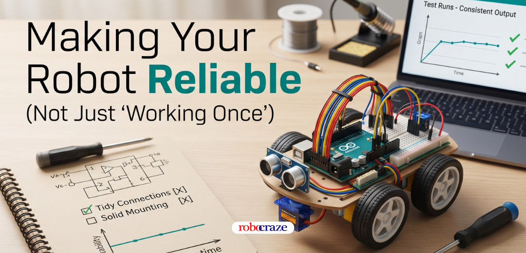 Making Your Robot Reliable (Not Just “Working Once”) – Robocraze