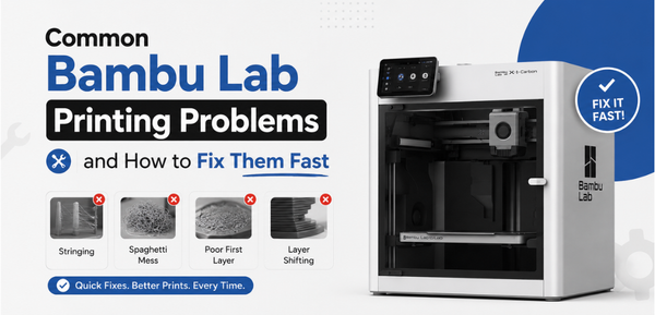 Common Bambu Lab Printing Problems and How to Fix Them Fast - Cover Image