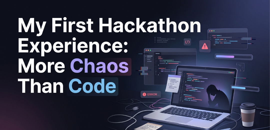 My First Hackathon Experience: More Chaos Than Code - Cover Image