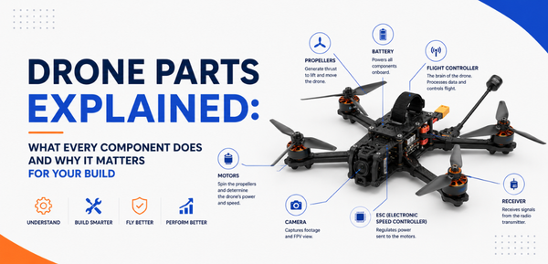 Drone Parts Explained: What Every Component Does and Why It Matters for Your Build - Cover Image