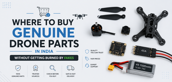 Where to Buy Genuine Drone Parts in India Without Getting Burned by Fakes - Cover Image