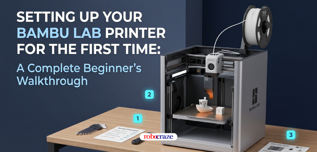 Setting Up Your Bambu Lab Printer for the First Time: A Complete Beginner's Walkthrough - Cover Image
